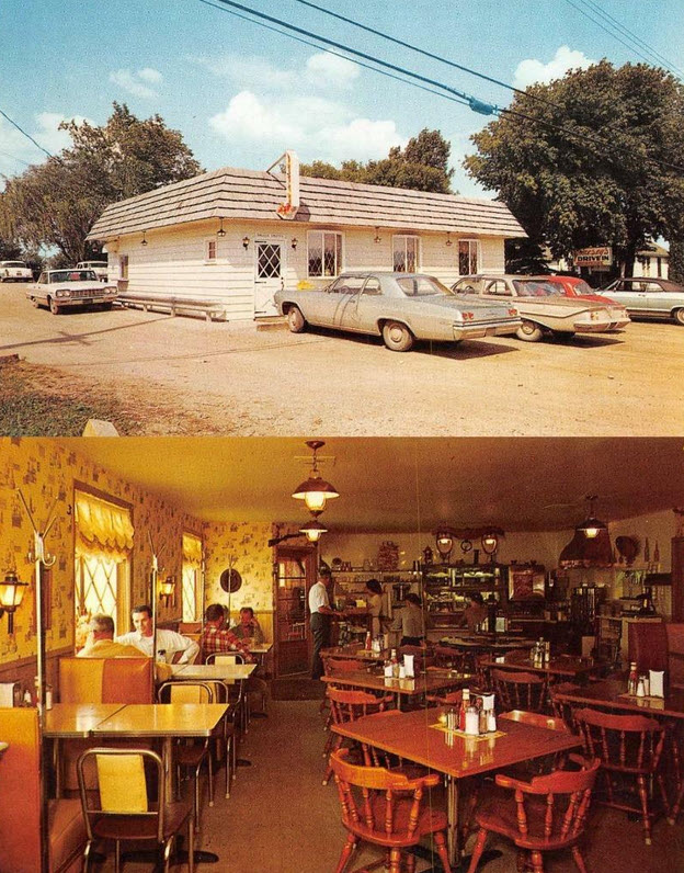 Joneseys Inn - Old Postcard (newer photo)